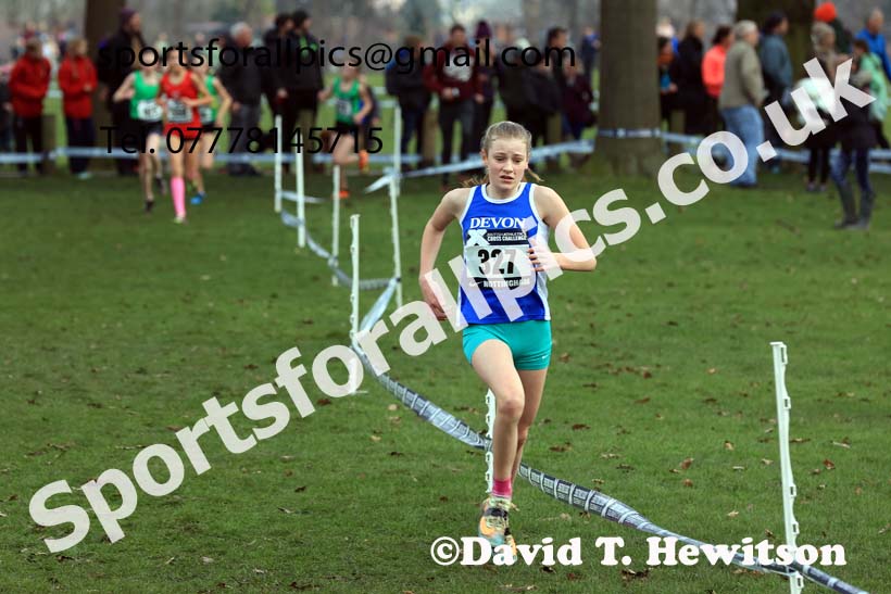 Girls Under-13s, 2024 CAU Inter Counties Cross Country Champs., Wollaton Park, Nottingham. Photo: David T. Hewitson/Sports for All Pics
